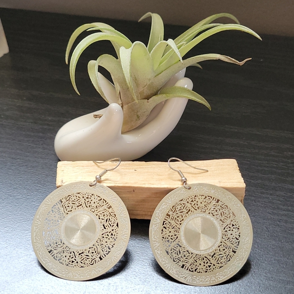Disc earring